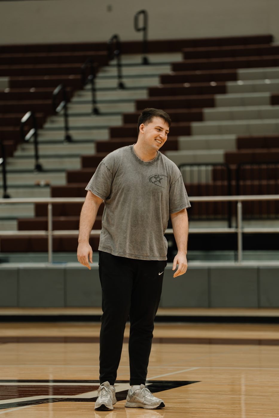 Walker Blaine on the court