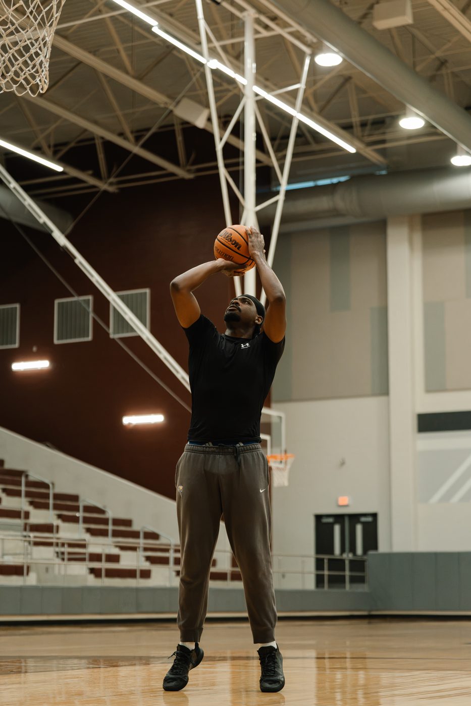 Training session - shooting form